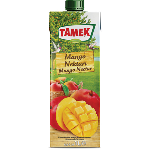Tamek mango nectar one litre cartons