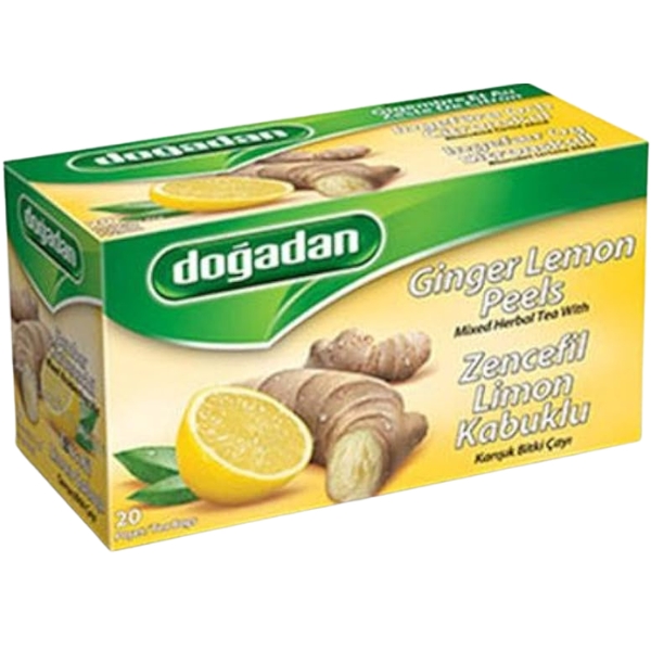Dogadan Tea Green-Ginger-Lemon [Yesil Zencefil Limon] 20s