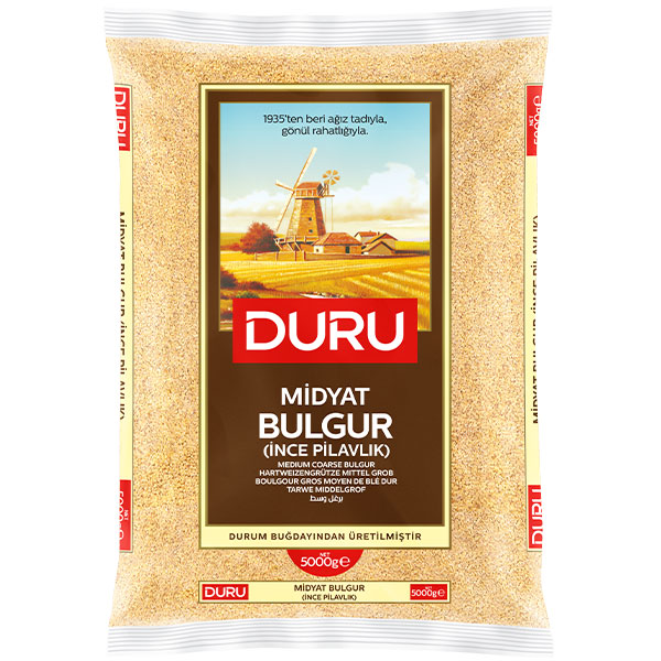 Duru Bulgur Medium Midyat/AX10705/ 4x5Kg Duru Bulgur Medium Midyat/AX10705/ 4x5Kg