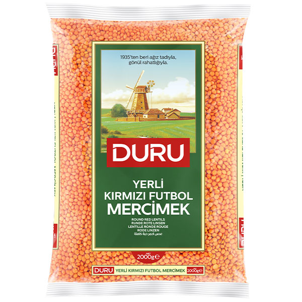Duru Red Lentils Round /AX30144/8x2kg Duru Red Lentils Round /AX30144/8x2kg