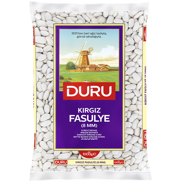 Duru White Beans Kirgiz 8mm /AO40601/ 12x1Kg Duru White Beans Kirgiz 8mm /AO40601/ 12x1Kg