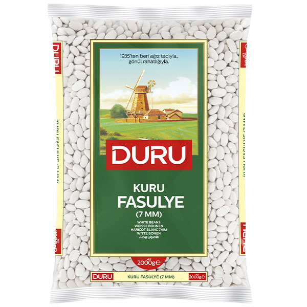 Duru White Beans Kuru Fasulye 7mm/AX40244/8x2kg Duru White Beans Kuru Fasulye 7mm/AX40244/8x2kg