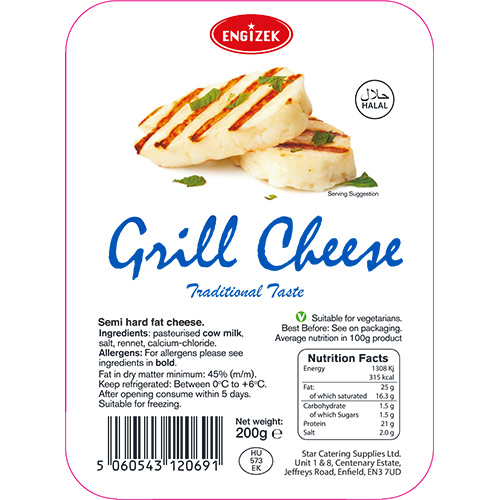 Engizek Hellim Grill Cheese 36x200Gr Engizek Hellim Grill Cheese 36x200Gr wholesale product