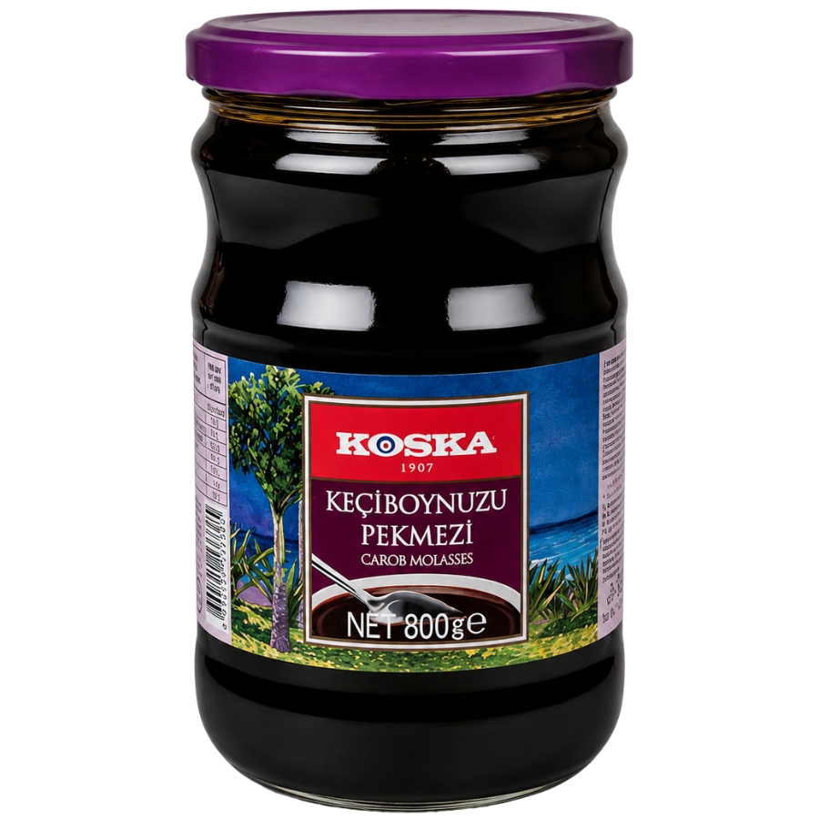 Koska Molasses Carob Keciboynuzu 6x800gr Koska Molasses Carob Keciboynuzu 6x800gr