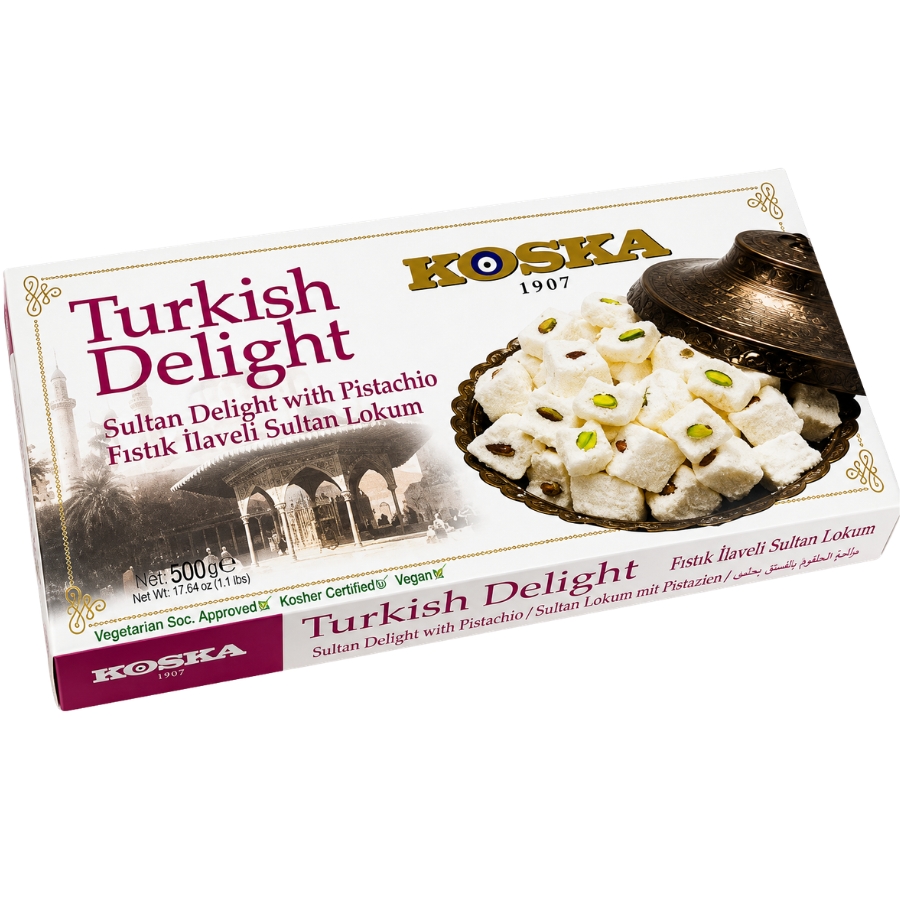 Koska Turkish Delight Sultan With Pistachio 12x500gr Koska Turkish Delight Sultan With Pistachio 12x500gr wholesale product