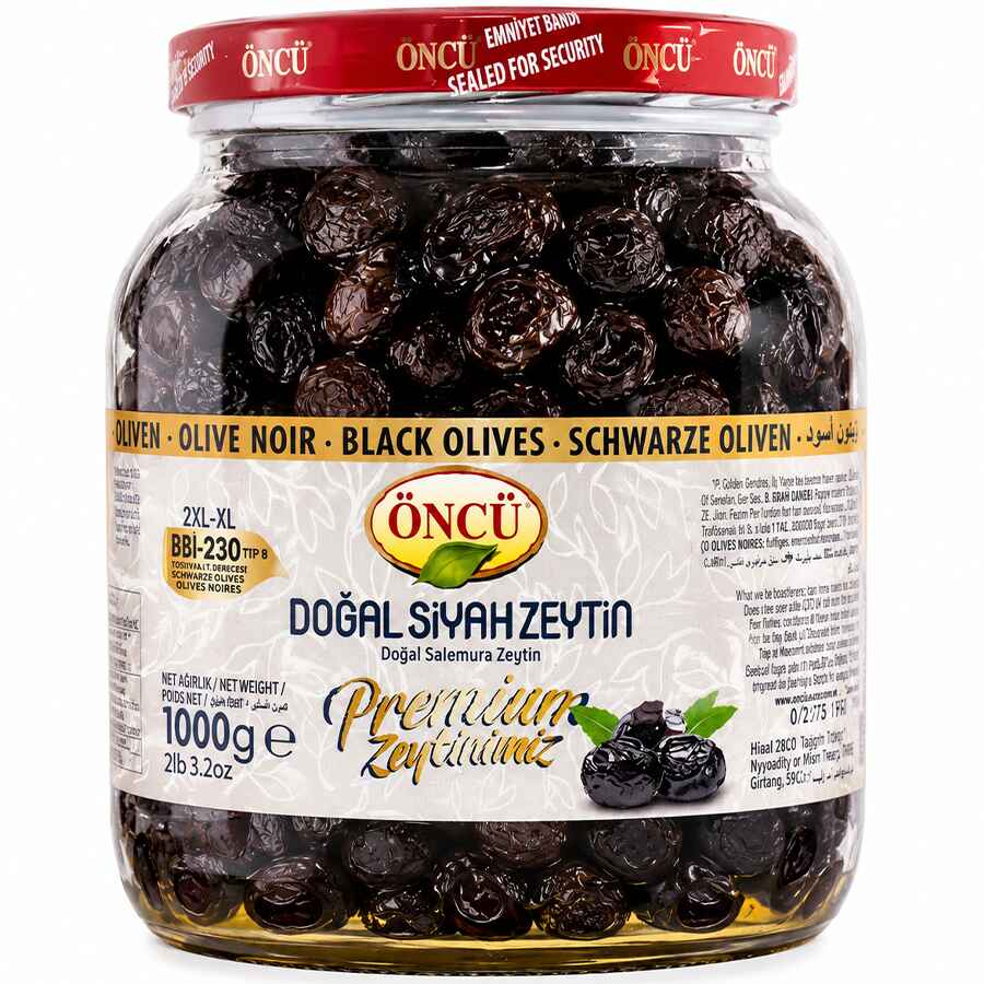 Oncu Black Olives Siyah 2XL-XL 181-230 6x1Kg Oncu Black Olives Siyah 2XL-XL 181-230 6x1Kg