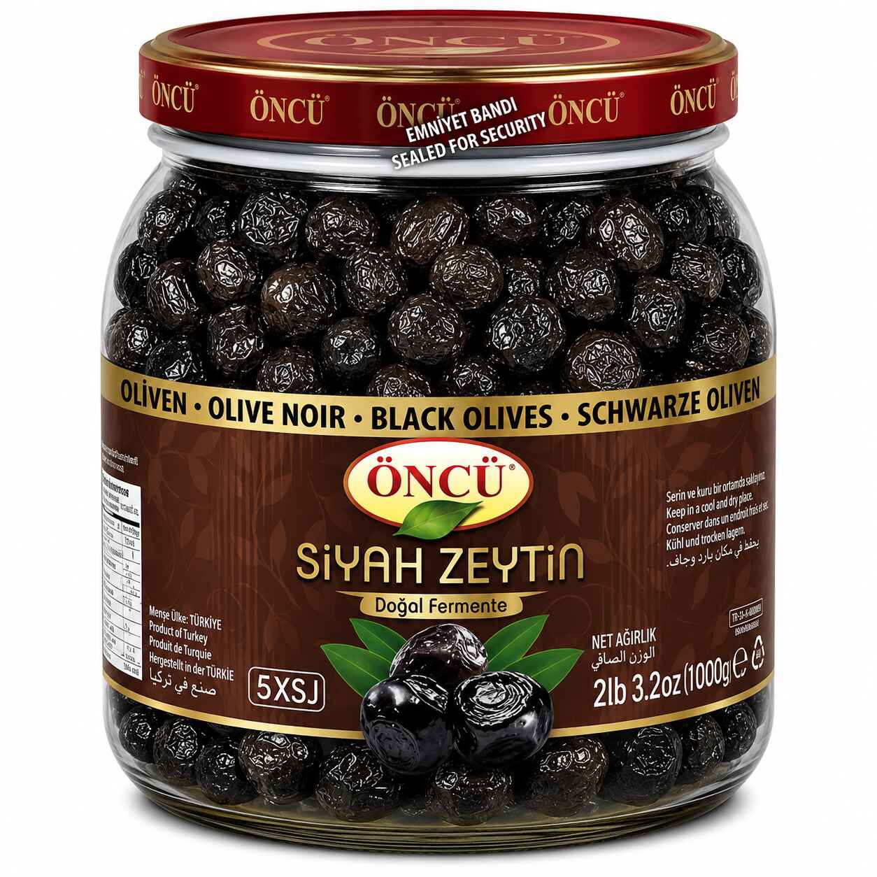 Oncu Black Olives Siyah 5XS 6x1Kg Oncu Black Olives Siyah 5XS 6x1Kg