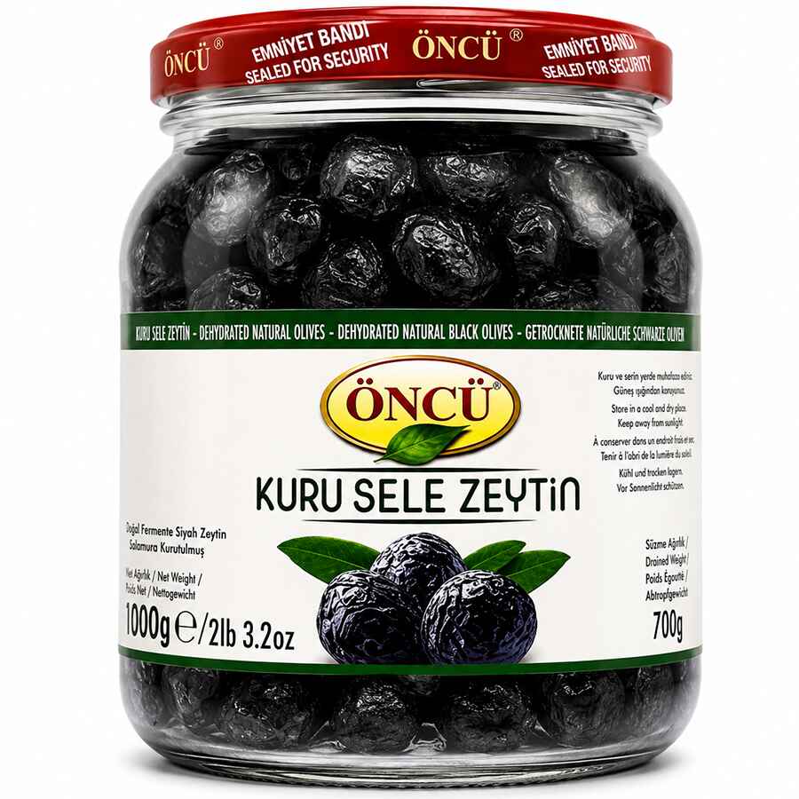 Oncu Black Olives Siyah Kuru Sele 6x1kg Oncu Black Olives Siyah Kuru Sele 6x1kg