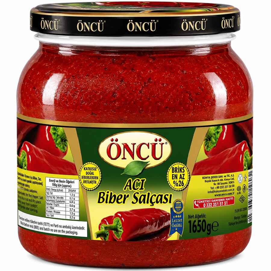 Oncu Hot Pepper Paste 6x1650Cc wholesale product