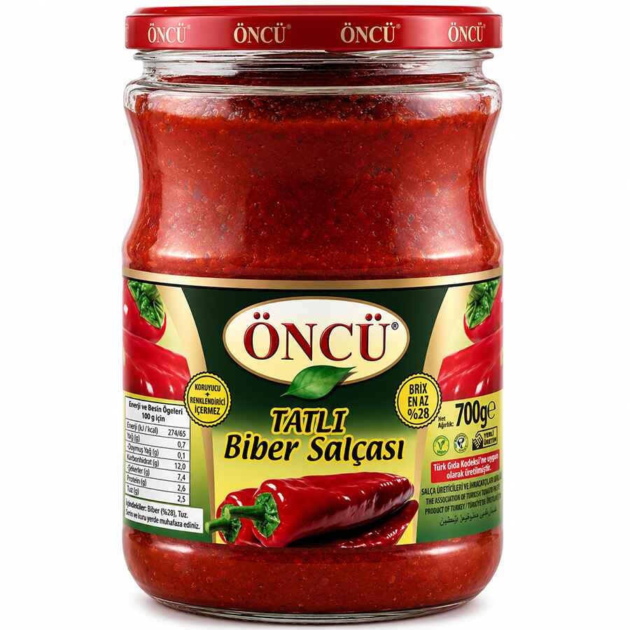 Oncu Mild Pepper Paste 12x700Cc Oncu Mild Pepper Paste 12x700Cc