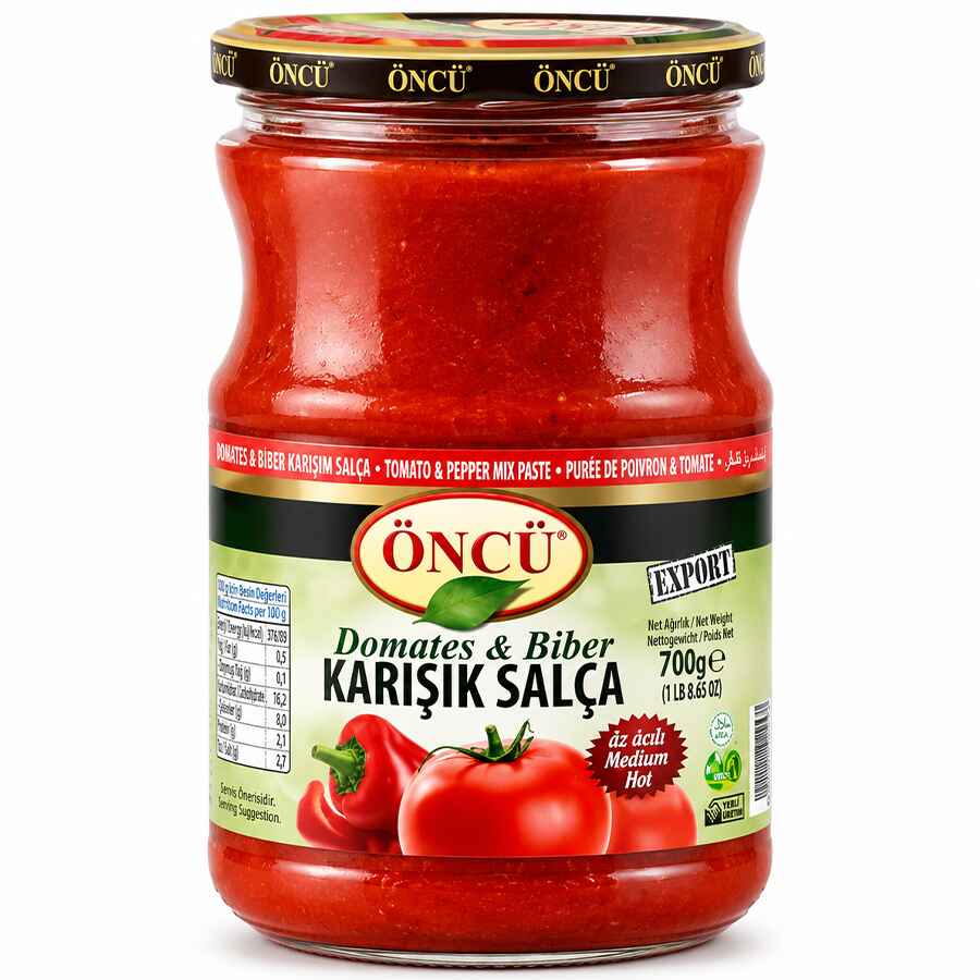 Oncu Mix Pepper&Tomato Paste 3'in1 12x700Cc Oncu Mix Pepper&Tomato Paste 3'in1 12x700Cc wholesale product