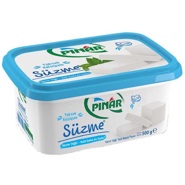 Pinar Strained Cheese Reduced Fat Suzme Peynir Yarim Yagli 8x500gr Pinar Strained Cheese Reduced Fat Suzme Peynir Yarim Yagli 8x500gr