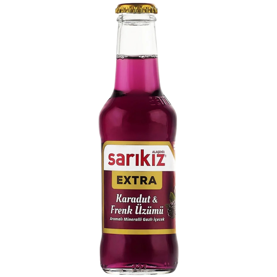 Sarikiz Mulberry & Frenk Grapes Mineral Water 24x200ml Sarikiz Mulberry & Frenk Grapes Mineral Water 24x200ml