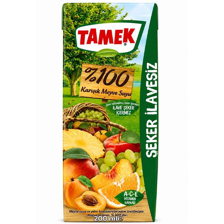 Tamek Mix Juice 100% 27x200ml Tamek Mix Juice 100% 27x200ml wholesale product