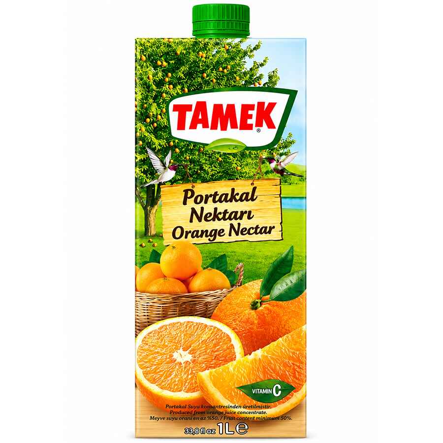 Tamek Orange Nectar Juice 100% 12x1000Ml Tamek Orange Nectar Juice 100% 12x1000Ml wholesale product