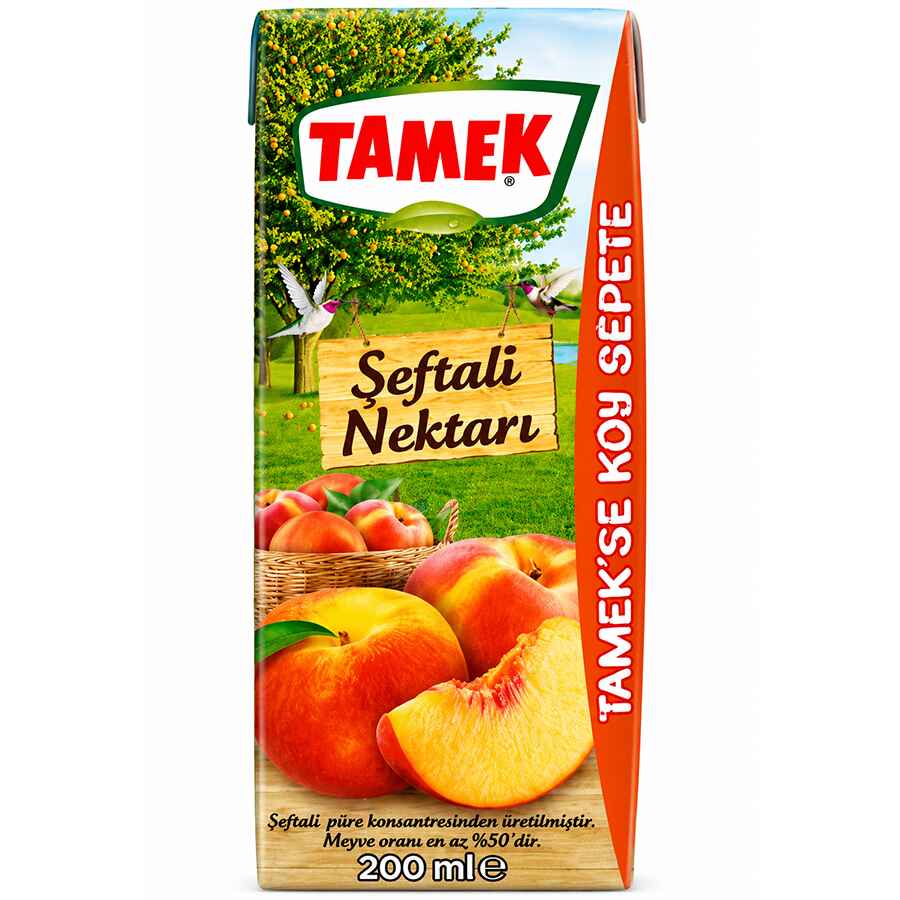 Tamek Peach Juice 100% 27x200ml Tamek Peach Juice 100% 27x200ml wholesale product