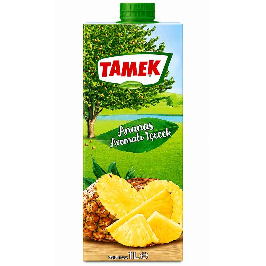 Tamek Pineapple Nectar Juice 100% 12x1000ml Tamek Pineapple Nectar Juice 100% 12x1000ml