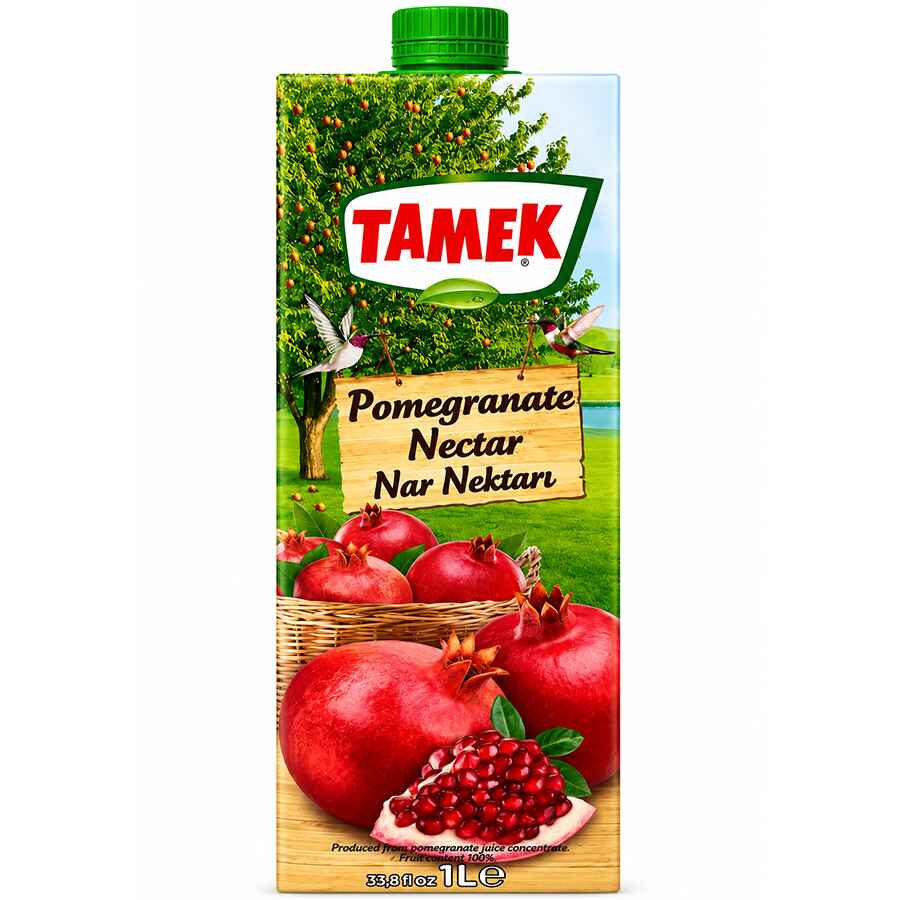 Tamek Pomegranate Nectar Juice 100% 12x1000ml Tamek Pomegranate Nectar Juice 100% 12x1000ml wholesale product
