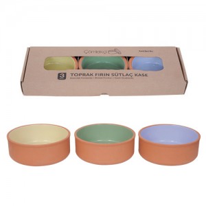 NJOY COMLEK CASSELORE COLOUR PUDDING BOWL1SET 6PCS