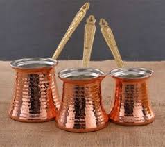NJOY COPPER COFFEE POT SET 3PCS