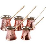 NJOY COPPER COFFEE POT SET 5PCS