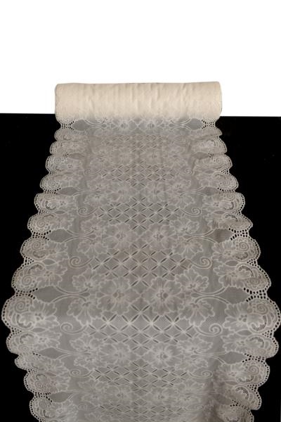 SALEV TABLE CLOTH LX-S5012 CREAM LACE 6X50CMX20M