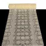 SALEV TABLE CLOTH LX-S5049 CREAM LACE 6X50CMX20M