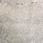 SALEV TABLE CLOTH LX-S5031 CREAM LACE 6X50CMX20M