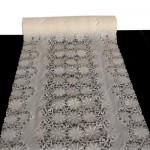 SALEV TABLE CLOTH LX-S5049 WHITE LACE 6X50CMX20M