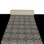 SALEV TABLE CLOTH LX-S5046 WHITE LACE 6X50CMX20M