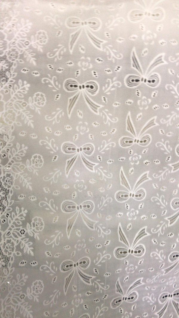 SALEV TABLE CLOTH LX-S5031 WHITE LACE 6X50CMX20M