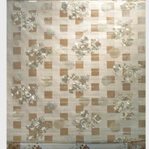 SALEV TABLE CLOTH GSP8854BF POLYES SILVERY140CM20M