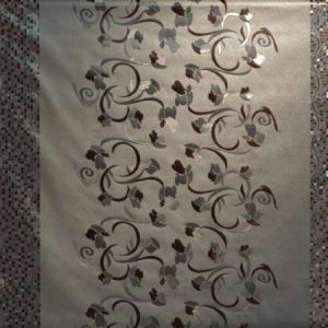 SALEV TABLE CLOTH GSP8093BH POLYES SILVERY140CM20M