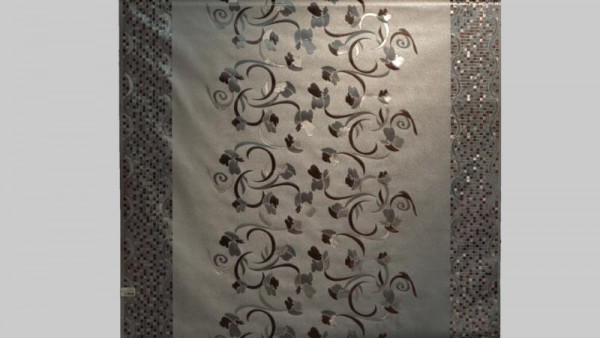 SALEV TABLE CLOTH GSP8093BH POLYES SILVERY140CM20M