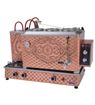 BAYSAN COPPER WITH 3 TEAPOTS 1'S