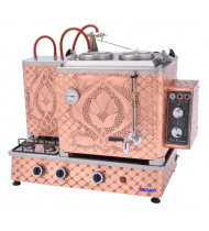 BAYSAN COPPER WITH 2 TEAPOTS 1'S