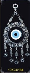 NJOY EVIL EYE BEAD METAL MULTI-EYES CLUSTER
