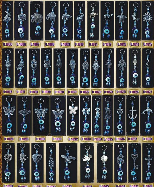 NJOY EVIL EYE BEAD KEY CHAIN