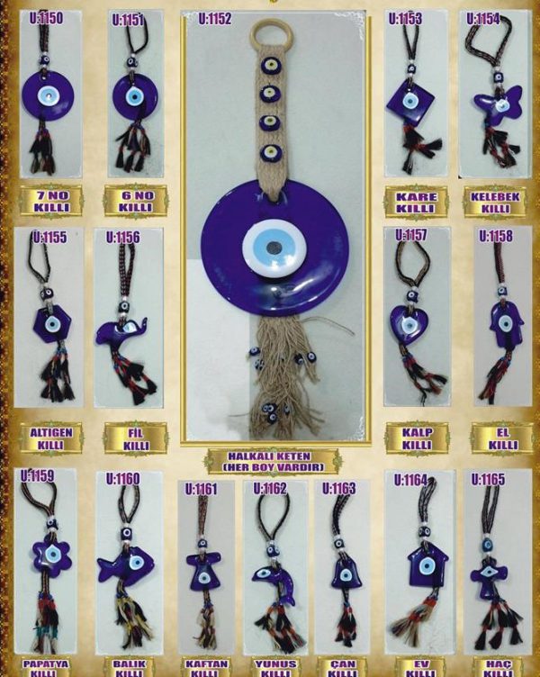NJOY EVIL EYE BEAD BRISTLE THREAD MACRAME TYPES