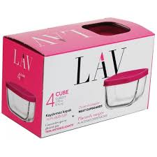 LAV STORAGE JAR CUB225 DP CUBE 6X4'S 270 CC