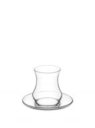 LAV TEA SET EDA S1 EDA TEA GLASS+TEA PLATE 6X12'S