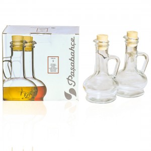 PASABAHCE80109 OLIVIA OIL+VINEGAR 4X2'S