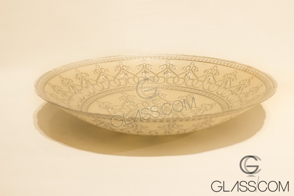 FAVORIM DEKOR FOOTED ORCHARD WHITESILVER 6X1'S40CM