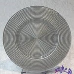 FAVORIM HALAT PATTERN PLATE SILVER 12X1'S 32CM