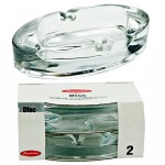 PASABAHCE54166 ASHTRAY 1'S 2PCS 125MM