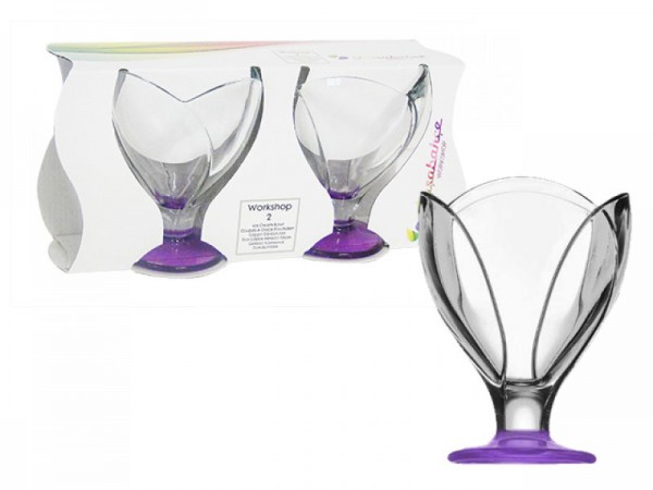 PASABAHCE51638 ICE CRAM BOWL WORKSHOP 12X1'S 2PCS