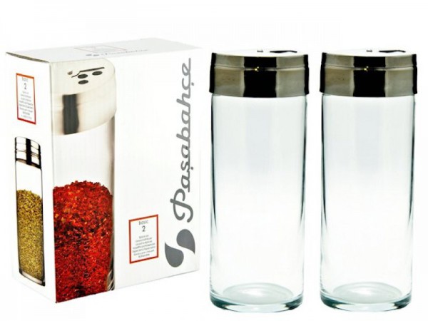 PASABAHCE43890 SPICE JAR SET 1'S 2PCS 240CC