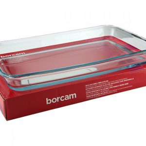 BORCAM59004 RECTANGLE BAKING TRAY 6X1'S 1900CC