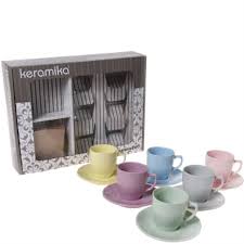KERAMICA COFFEE SET 613 A MAGIC SILINDIR 6X12 PCS