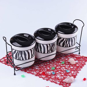 FAVORIM UL0070 ZEBRA STOR JAR ON STAN 6X1'S 4PCS